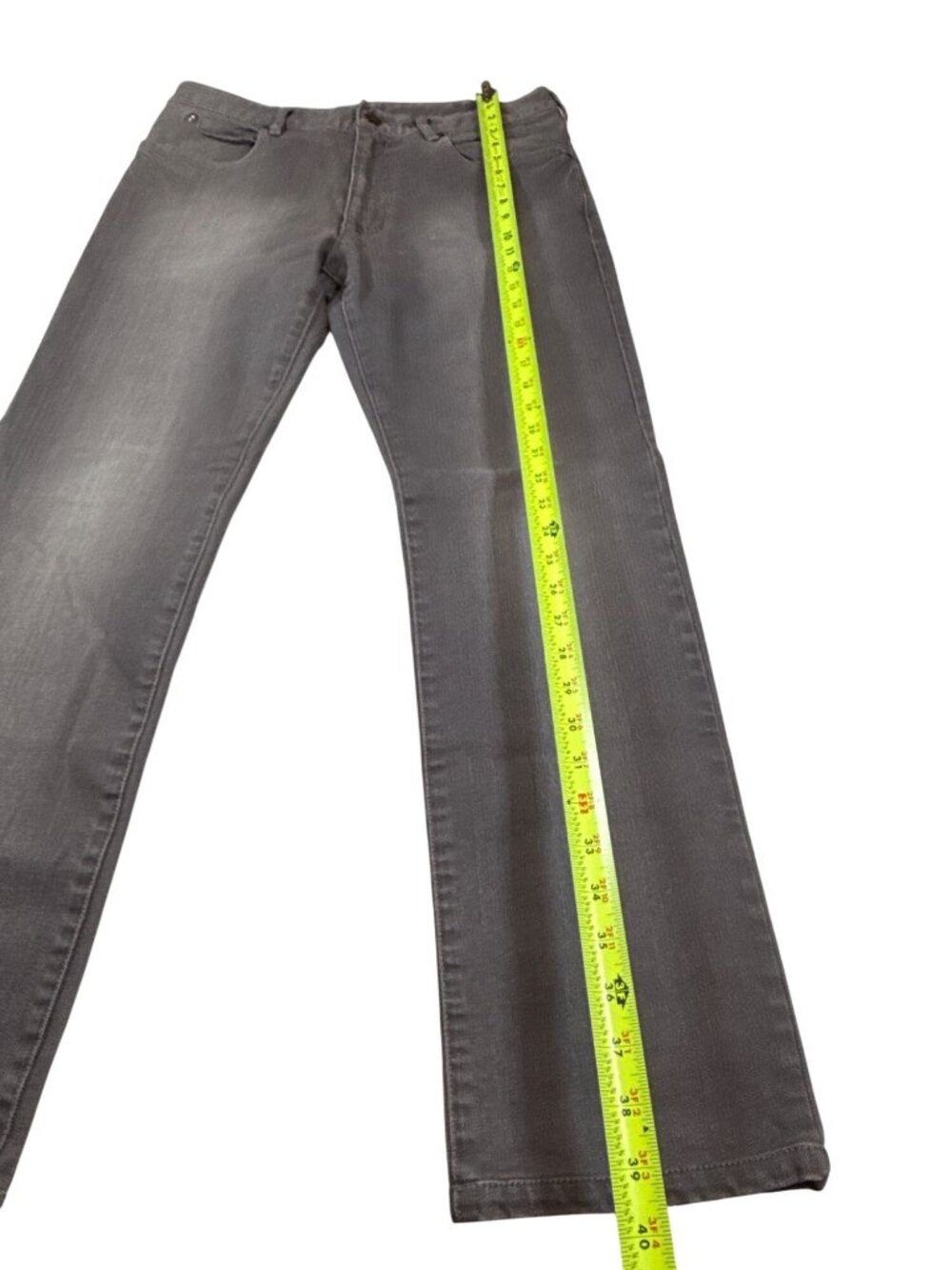 ZegnaSport Denim Project Gray Slim Fit Jeans Mens 34 98% Cotton (NN528) - Picture 9 of 10